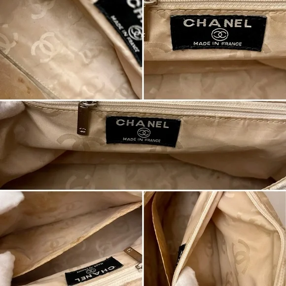 Vintage Chanel Quilted Leather Flap Bag - Light Grey - Picture 8 of 13